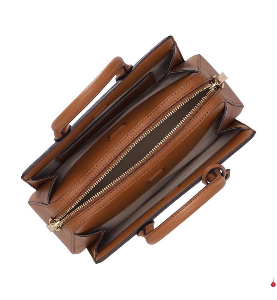 Laila-Handtasche mit Reissverschluss, Brn/Acorn (252) Braun