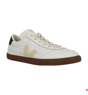 Panenka Sneakers mit Obermaterial aus Leder - Weiss/Schwarz/Enkel