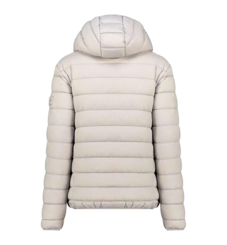 Amichoko-Blouson mit abnehmbarer Kapuze für Frauen - Light Grey