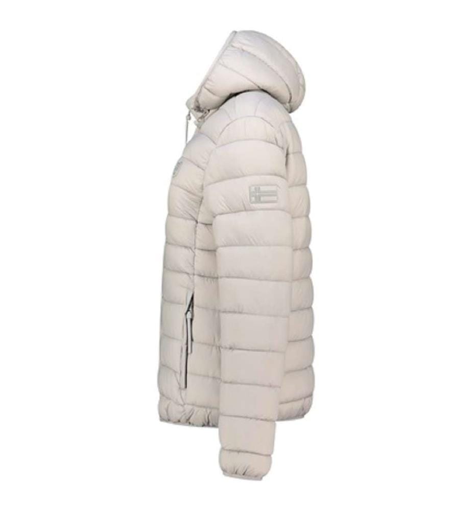 Amichoko-Blouson mit abnehmbarer Kapuze für Frauen - Light Grey