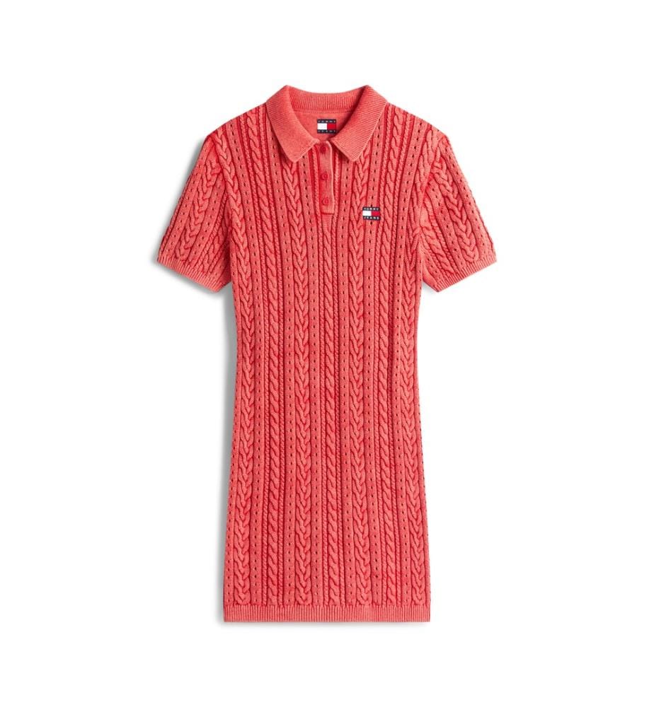 Kleid Cable - Rot