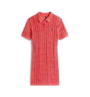 Kleid Cable - Rot