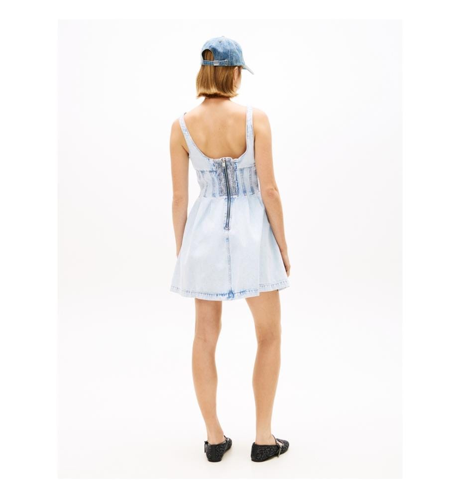 Denim-Kleid - Hellblau