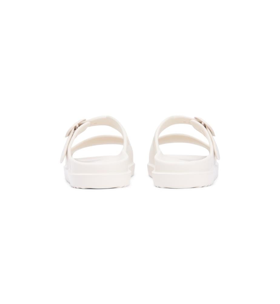 Lightweight double-strap flag sandals - White