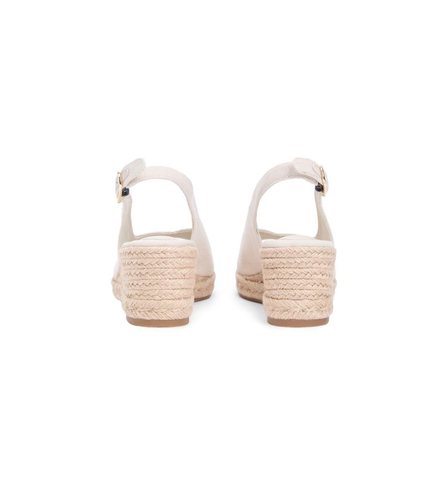 Espadrilles Compensées en Chanvre - Beige