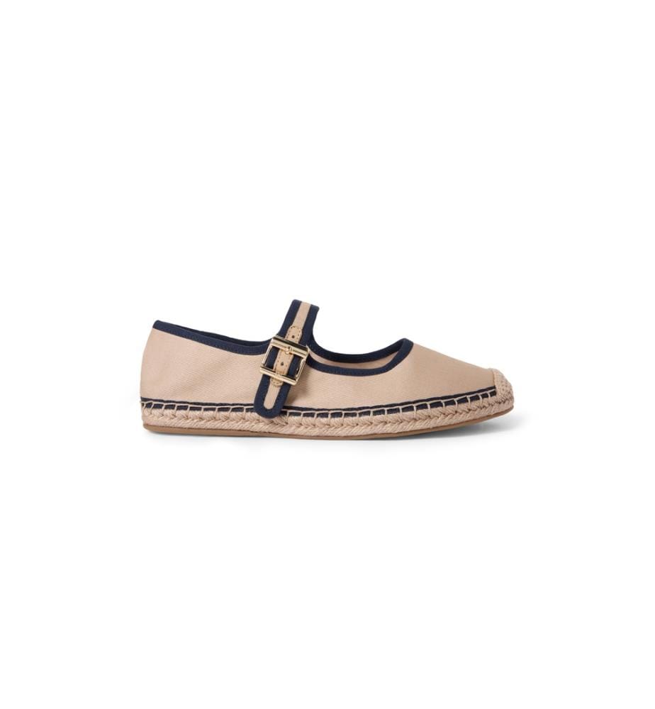 Espadrilles Mary Jane en Toile - Marine