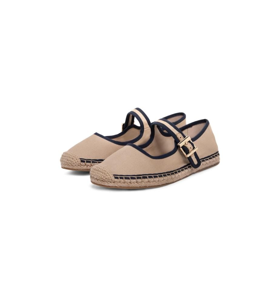Espadrilles Mary Jane en Toile - Marine