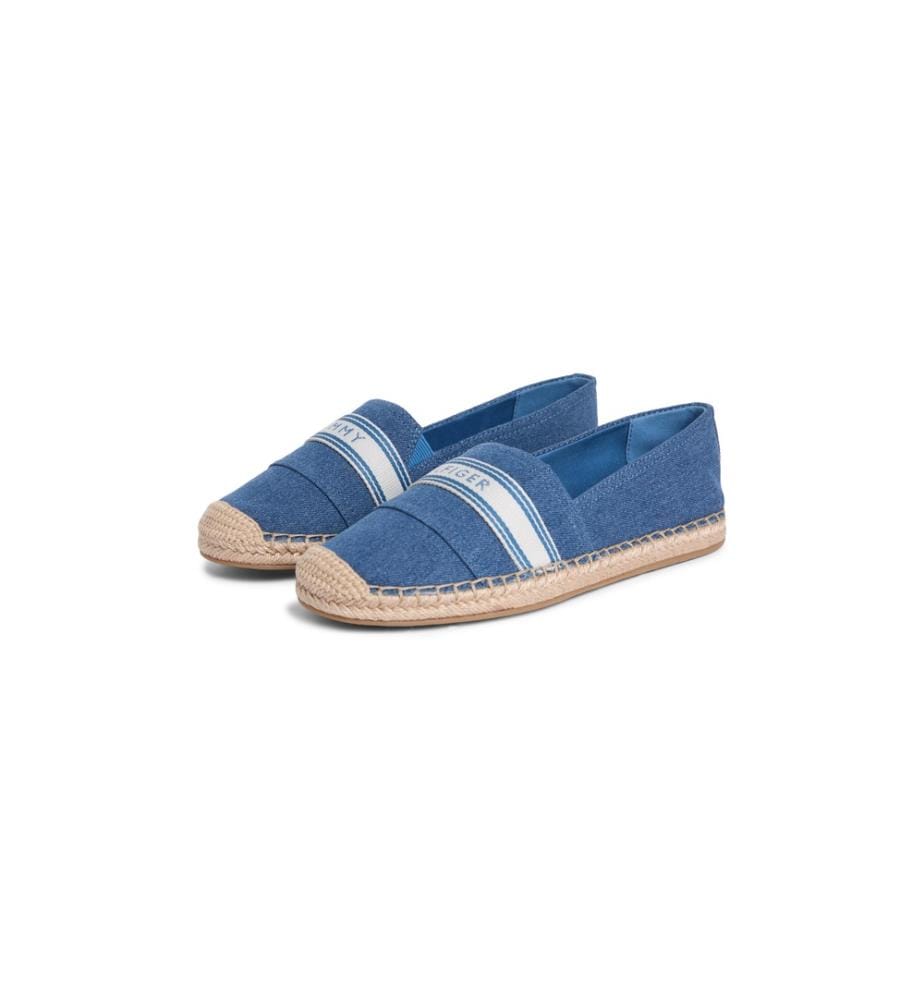 Denim Canvas Espadrilles - Blau