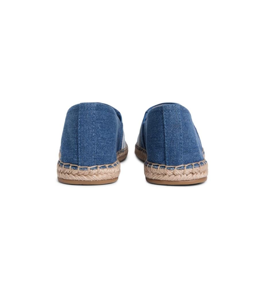 Denim Canvas Espadrilles - Blau