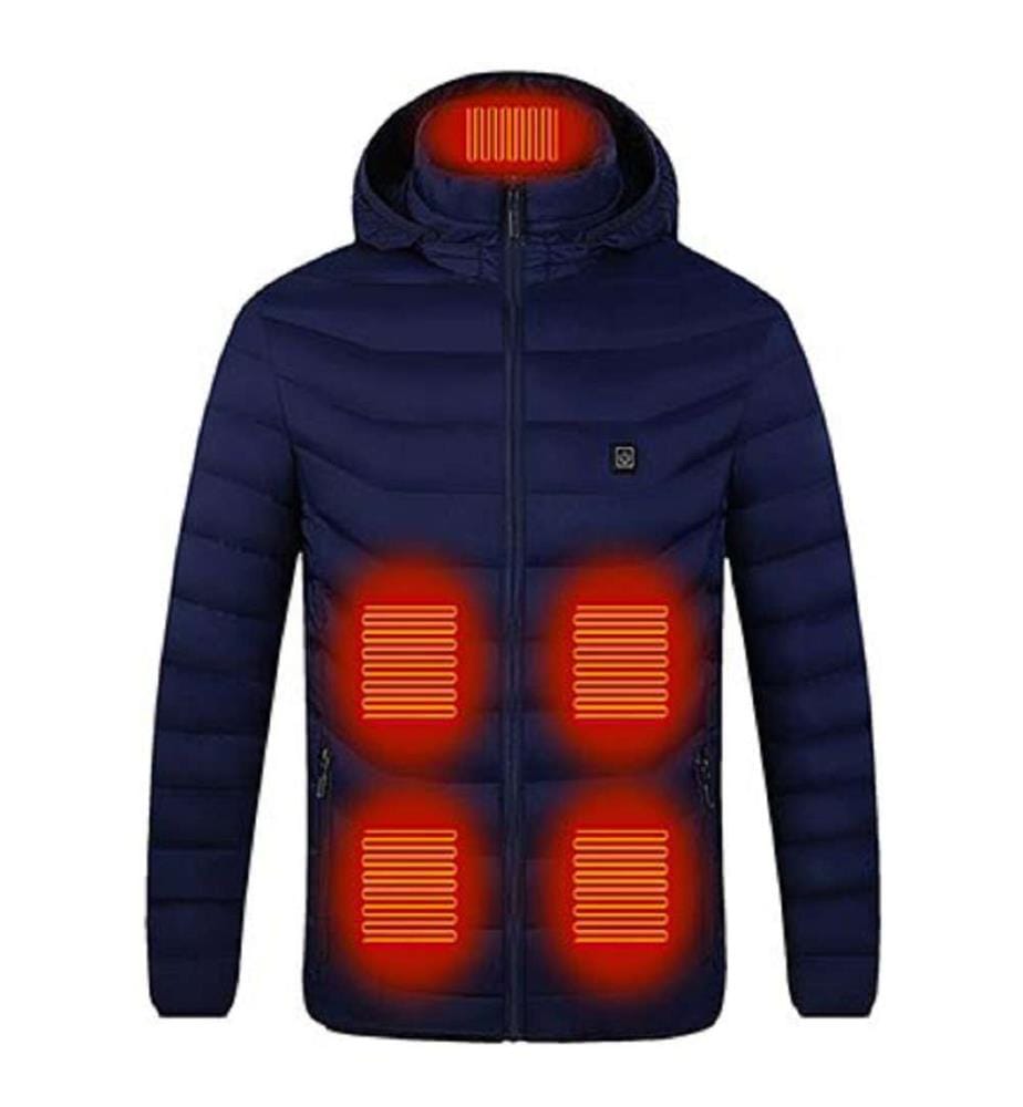 Damen-Wärmejacke mit Batterie - Marine