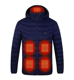 Damen-Wärmejacke mit Batterie - Marine