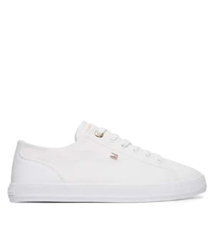 Foxing Canvas Sneakers - Weiss