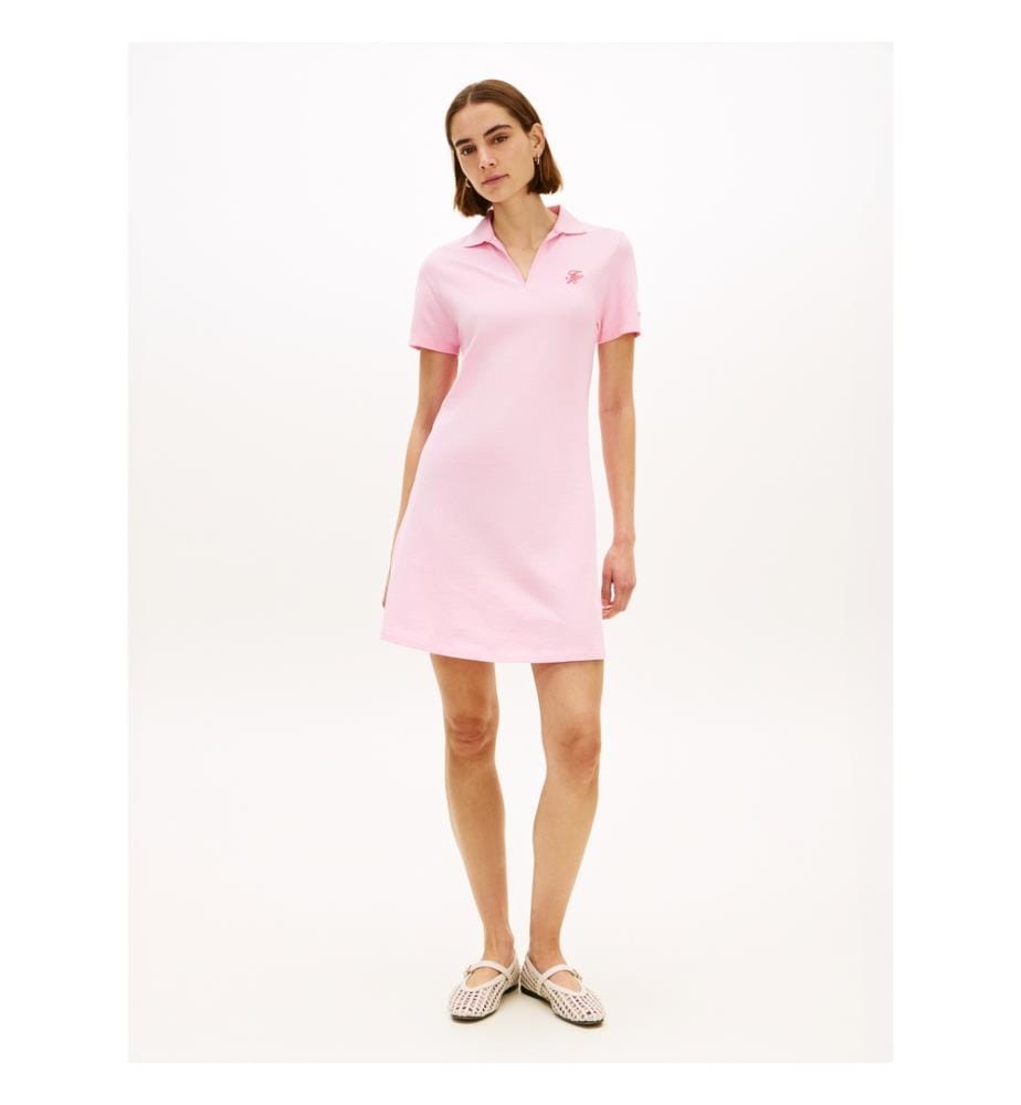 Kurzes Polokleid 1985 - Rosa