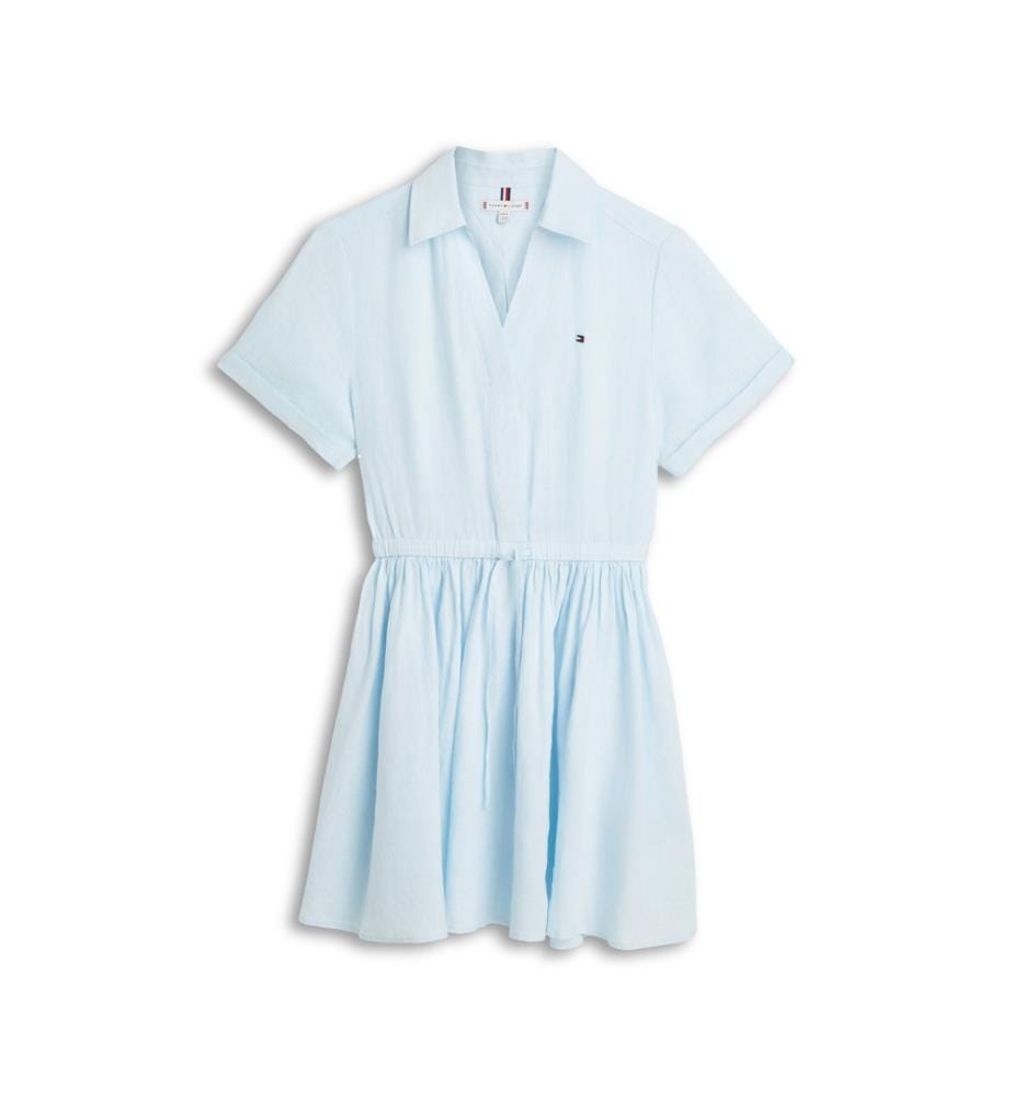 Leinenkleid - Hellblau