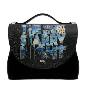 Vegane Handtasche Vincent van Gogh The Starry Night Muse Design - Mehrfarbig