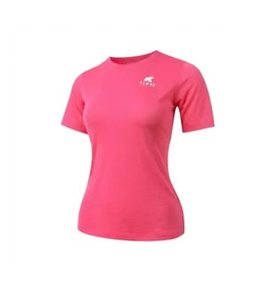 T-Shirt aus Merinowolle MC140G für Frauen - Pink Davos
