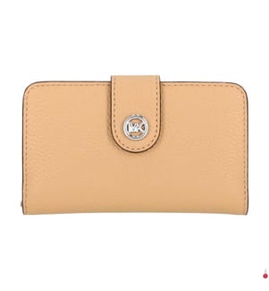 MK Pop Charm Medium Brieftasche - Beige