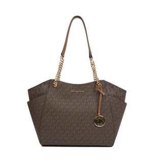 Borsa a tracolla Jet Set Travel Large - Marrone