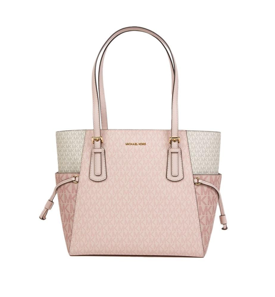 Voyager - Tote grande East West - Powder Blush Multi