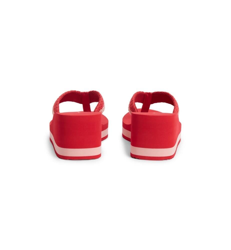 Gewebte Flip-Flops - Rot