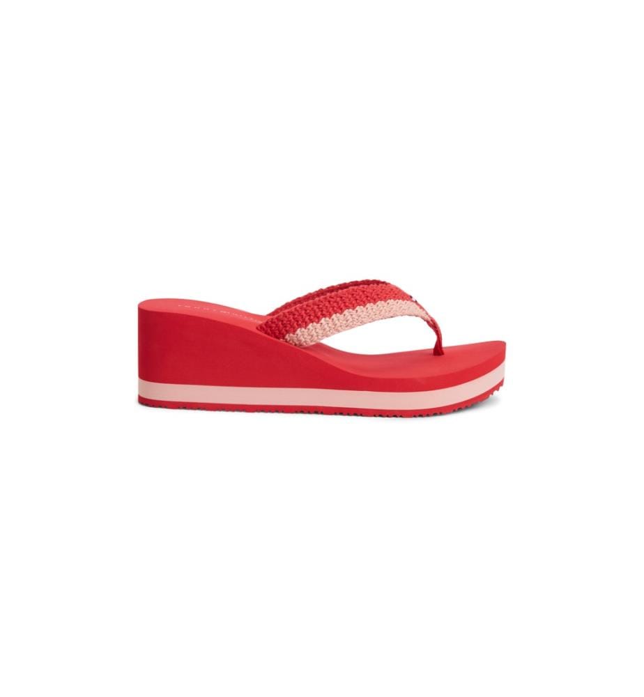Gewebte Flip-Flops - Rot