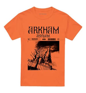T Shirt Arkham Asylum - Orange