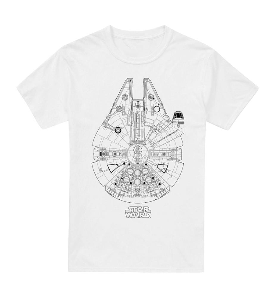 T-Shirt / Millenium Lines - Weiss