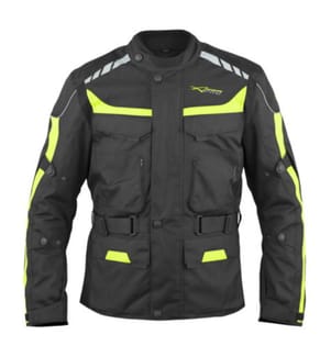 Areotech Motorradjacke - Schwarz und Grün
