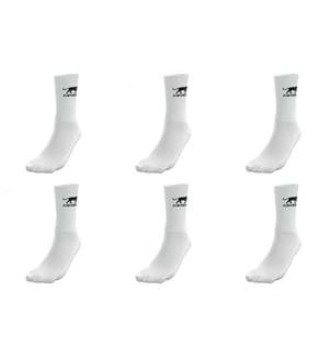 Airness Corporate Logo on Tennisstiefel 6 Paar - Weiss und Schwarz