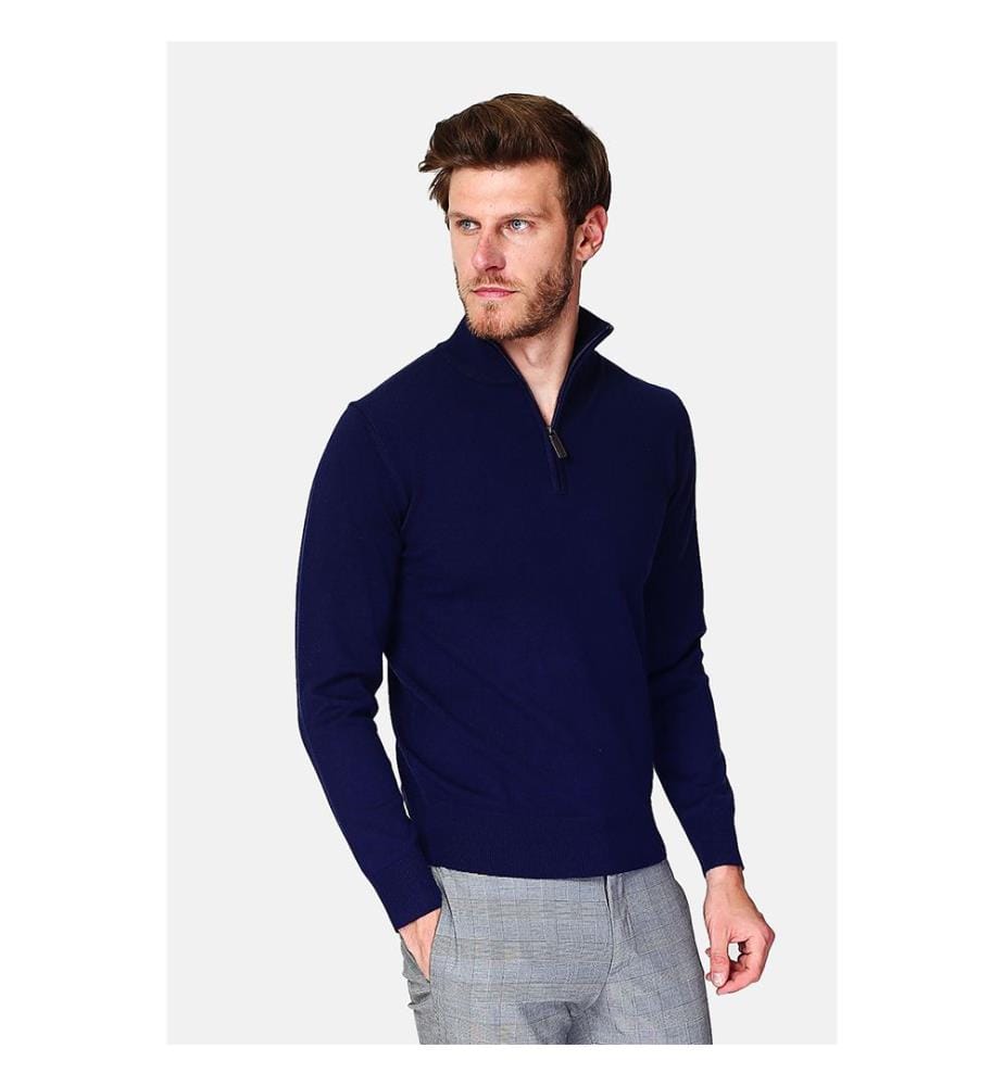 Pullover - Marineblau