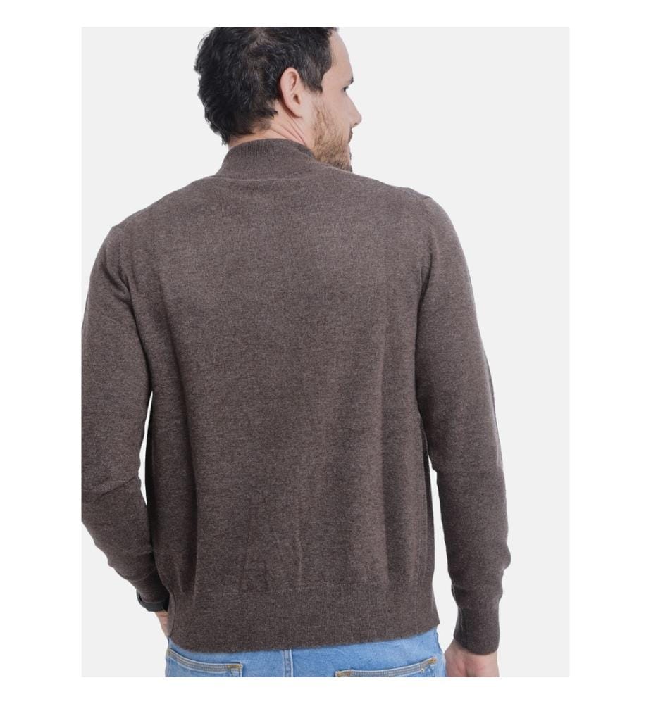 Strickjacke - Kaffee