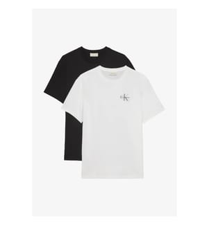Lot de 2 T-Shirt SS 30S Classic - Noir et Blanc