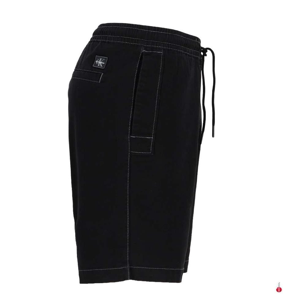 Shorts mit Kordelzug aus Baumwoll-Canvas – Schwarz","detected_source_language":"FR