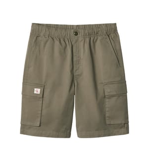 Cargoshorts aus Baumwolle, locker geschnitten - Beige