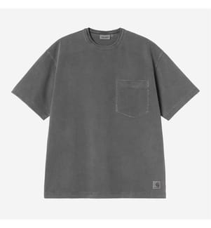 T-shirt manches courtes à poche Torion - Black & Grind lavé