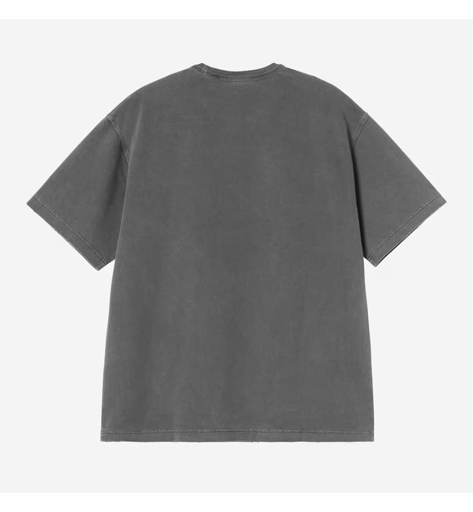 T-shirt manches courtes à poche Torion - Black & Grind lavé
