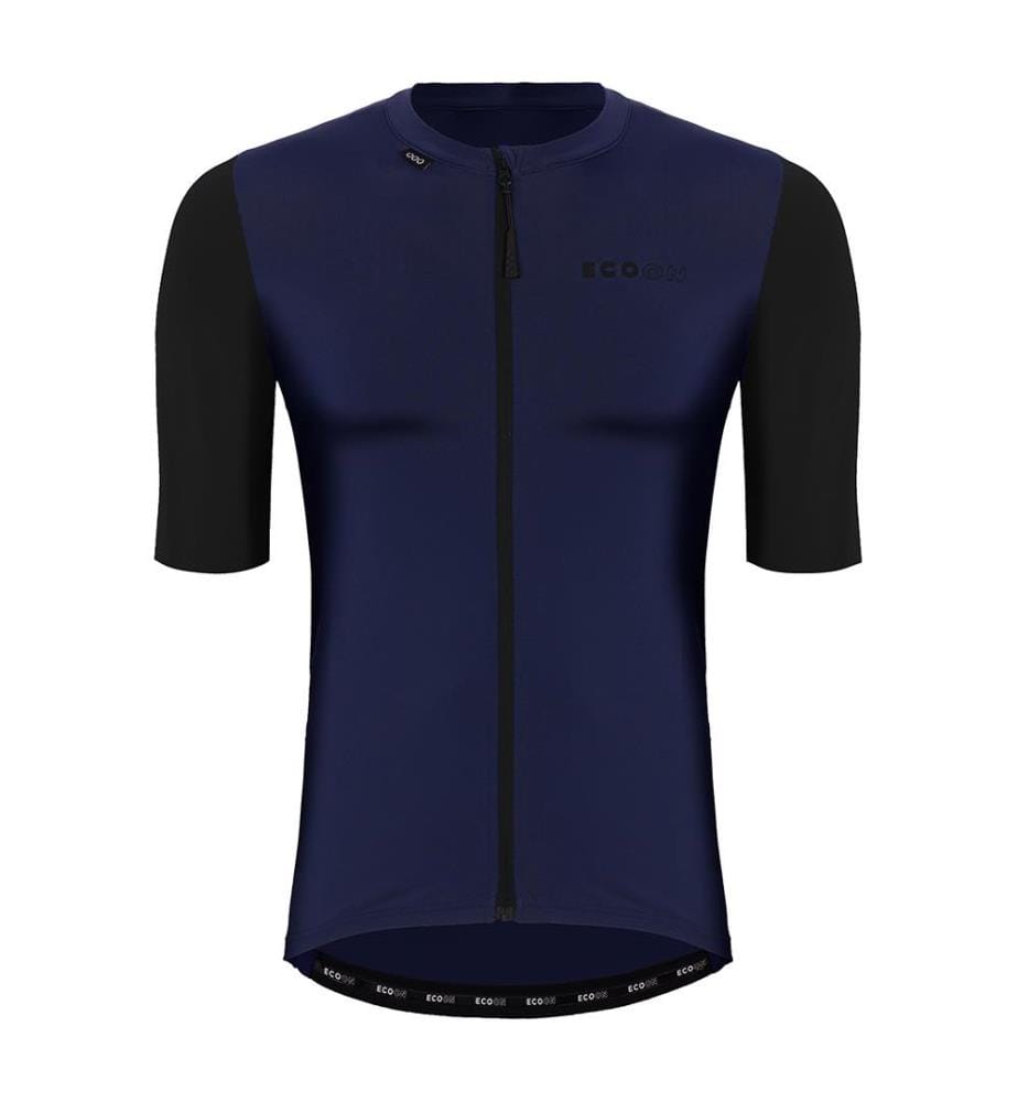Kurzarmshirt Domancy - Schwarz und Marine