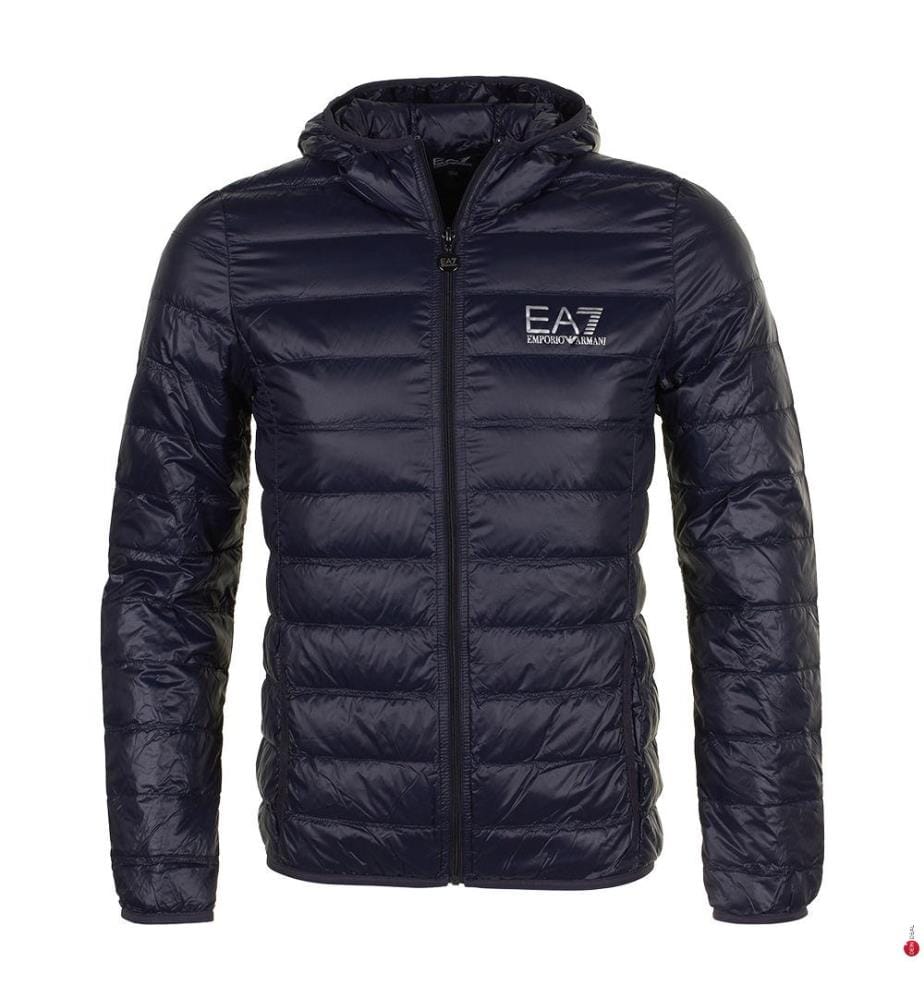 Steppjacke - Marinblau