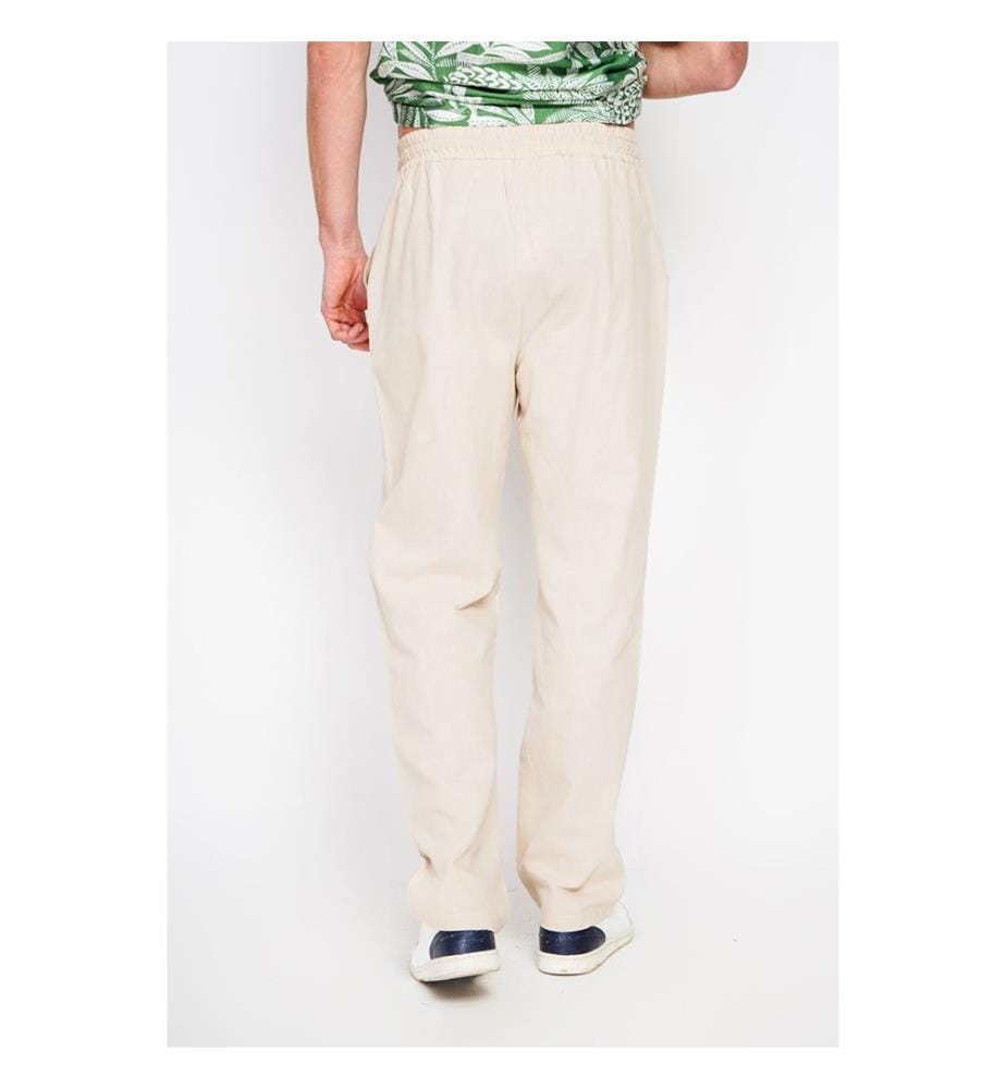 Hose mit geradem Schnitt - Leinen