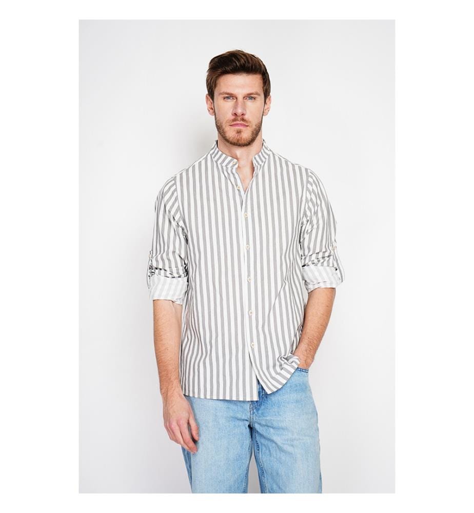 Camicia a maniche lunghe - Bianco