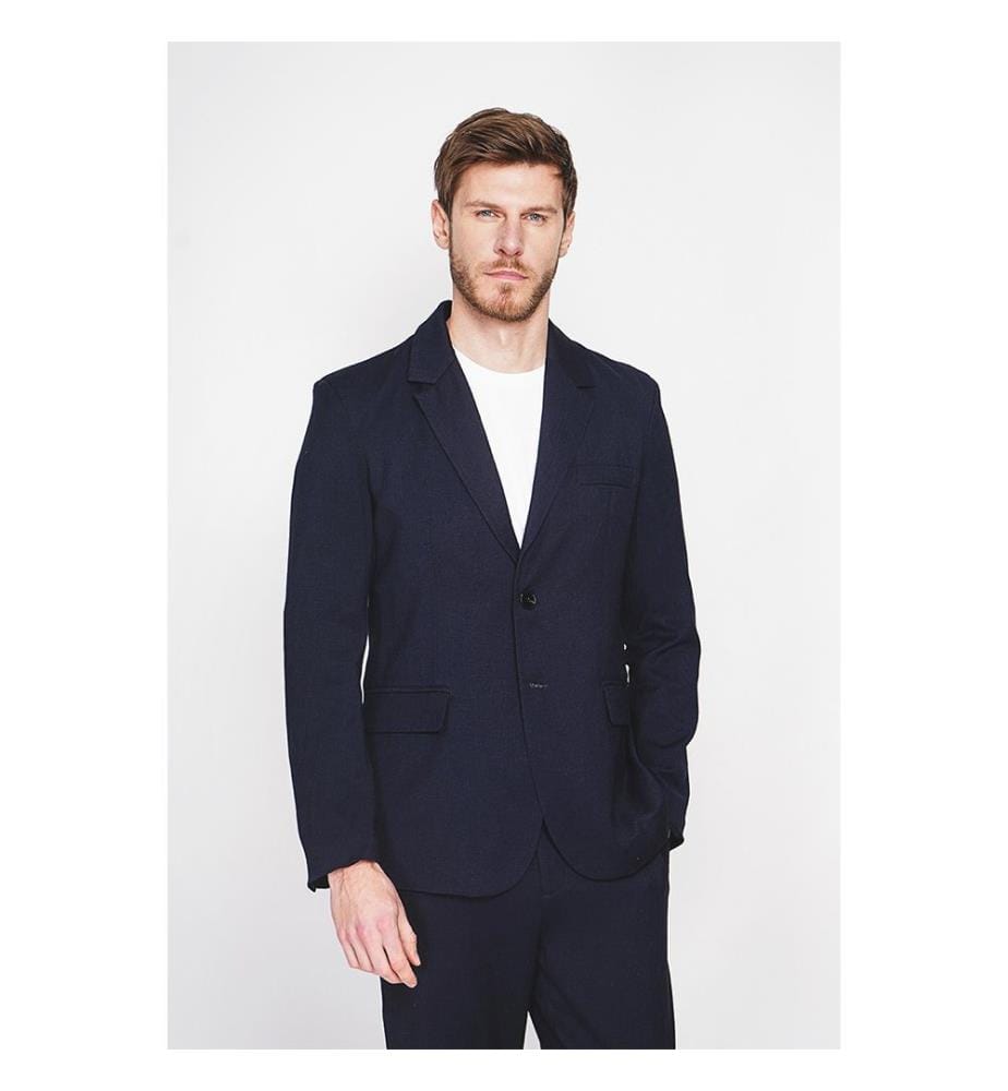 Veste classique à 2 boutons - Bleu marine