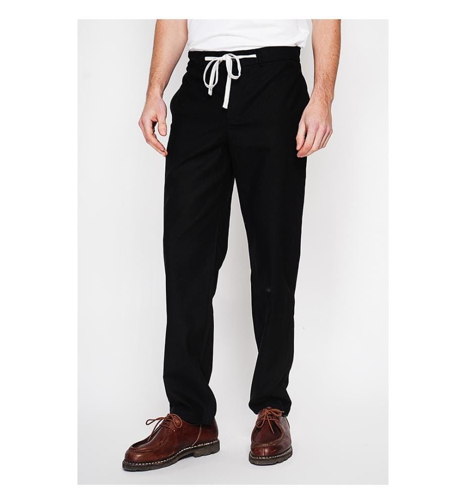 Pantaloni a gamba dritta - Nero