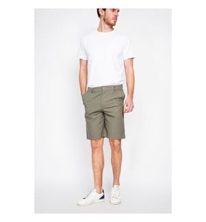 Semi-Slim Cut Bermuda - Light Khaki