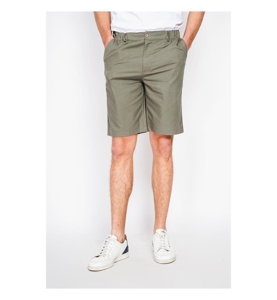 Semi-Slim Cut Bermuda - Light Khaki