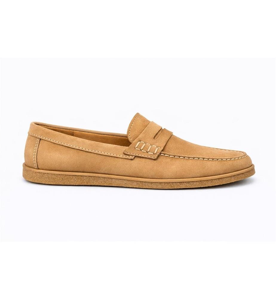 Mokassins aus Wildleder - Beige