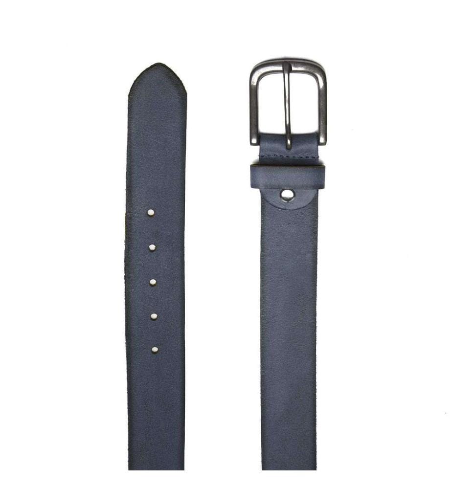 Cintura in pelle - Blu