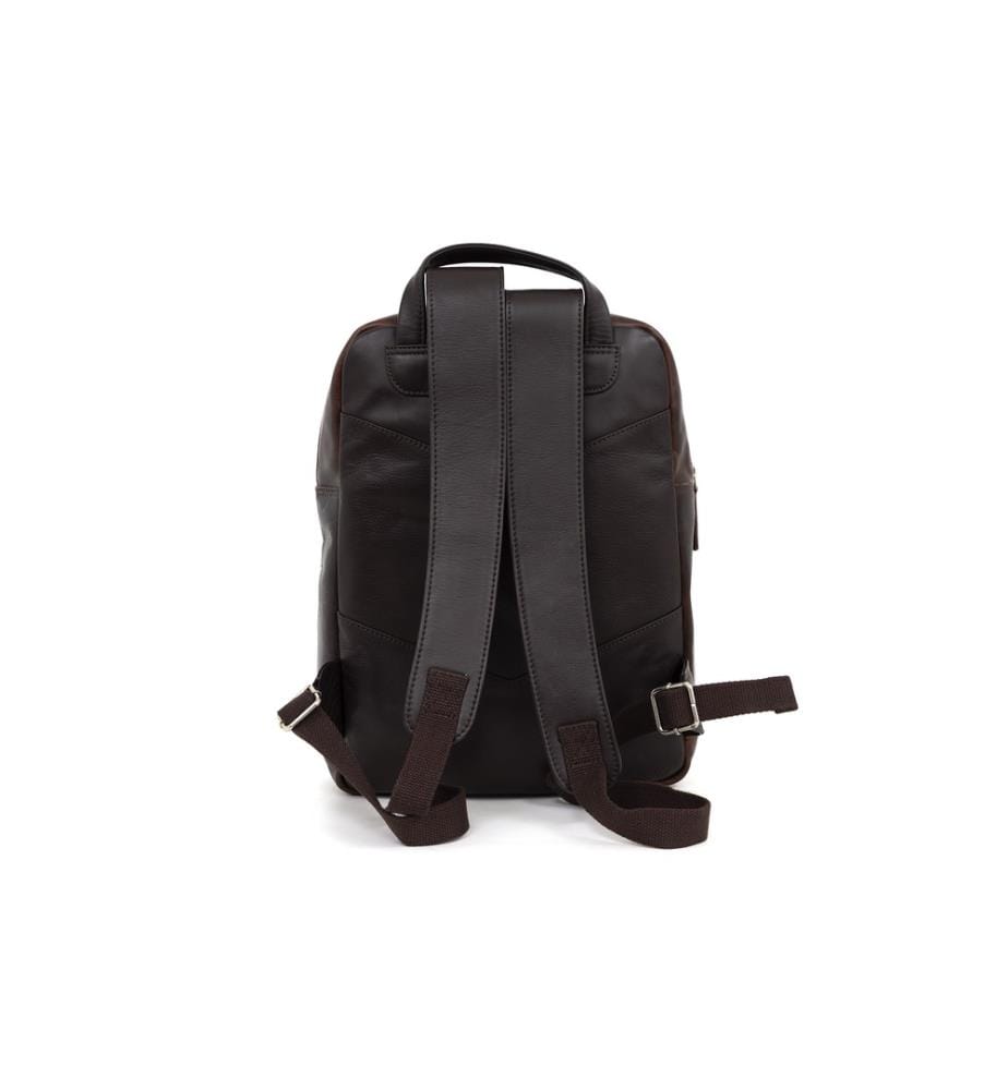 Rucksack aus Leder - Braun