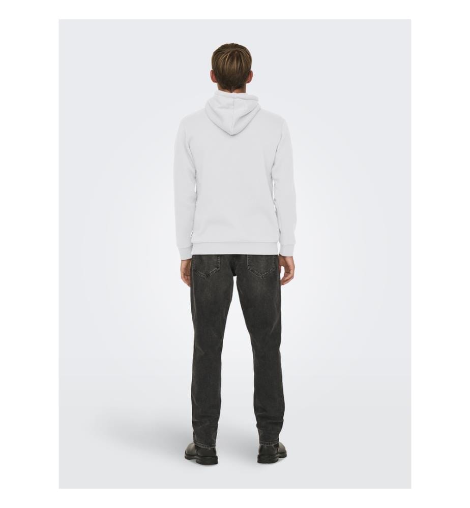 Hoodie - Mélange Gris Super Clair