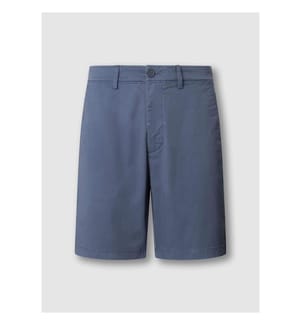 Short chino régulier - Bleu marine lavé