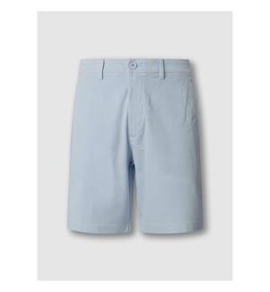 Shorts chinos Coupe régulière - Bleu délavé
